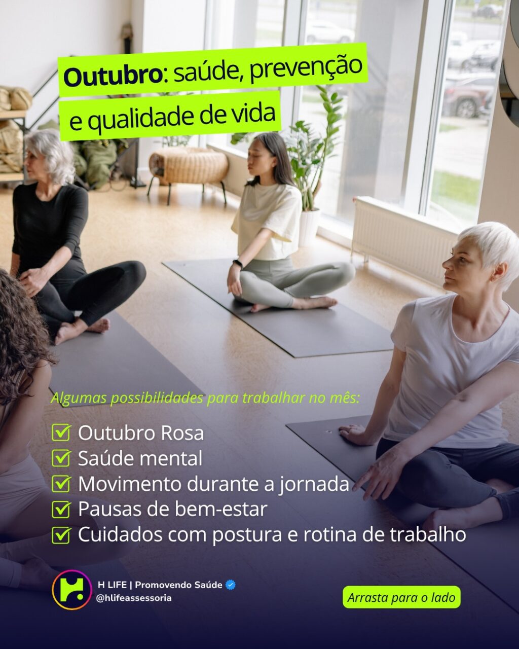 Instagram post from hlifeassessoria. This post is in position 1.